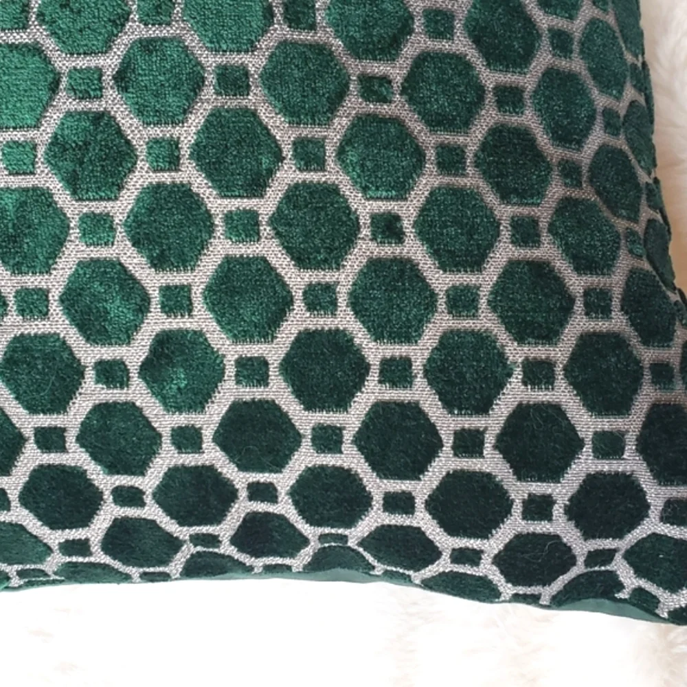 NWT Caldeira Luxury Belgian Velvet Fabric Oversized Pillow